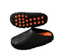 WANGQIQI Summer Slippers Unisex Sport-Style Eva Clogs, Multi-Color Ice Green Black Red Blue Beach Casual Daily Footwear-1-38-39