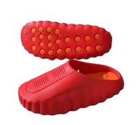 WANGQIQI Summer Slippers Unisex Sport-Style Eva Clogs, Multi-Color Ice Green Black Red Blue Beach Casual Daily Footwear-2-42-43