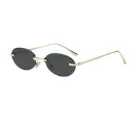 WANGQIQI Sunglasses Retro Oval Glasses Y2k Are Versatile Men And Women's Street Stylecasual Stylish-e