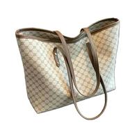 WANGQIQI tote bag Retro Large Capacity Shoulder Women's Commuter Casual Handbag-2-44 * 14 5 * 17 5cm