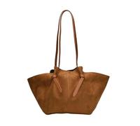 WANGQIQI tote bag Women's Shoulder Large Capacity Casual Retro Handbag Messenger Female Bag-light Brown-52 * 10 * 28cm