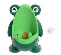WANGRUIERHA Frog Pee Training, Cute Potty Urinal for Boys with Funny Aiming Target, Green Urinals For 0-8 Boy, Waterless Urinal(Green)