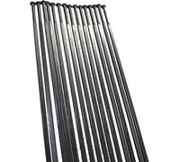 WANGSHAOWEI Bike Spokes Bike Spokes 12pcs/lot Pillar PSR Aero 1423 Straight Pull Gauge 14 2.0mm Stainless Steel Radios Road 14G Flat Bladed Spoke Bicycle(300mm)