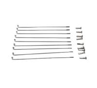WANGSHAOWEI Bike Spokes Spokes 14 Gauge Bicycle Diameter 2.0mm Bike 304 Stainless Steel Material Sliver Color Mountain(Length 198mm)