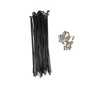 WANGSHAOWEI Bike Spokes Spokes Bike Spoeks 10PCS 12G (2.5mm Dia) E-Bike For MTB/Fat Electric For Bicycle Or Ebike Front Rear Wheel Conversion Kit(126mm)