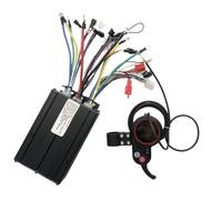 WANGSHAOWEI Ebike Controller Dual Drive Controller 50A 48v 60v 72v All In One Controller 1500w 3000w 3500w For Double Hub Motor With Display Brushless Motor Controller