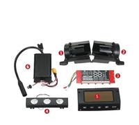 WANGSHAOWEI Ebike Controller For Display Meter Electric Scooter Assembly Accessories Set Motor Controller Connection Cable Handlebar Light Kit Brushless Motor Controller(B)