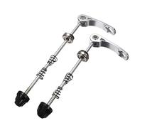 WANGSHAOWEI Release Skewer 1Pair MTB Road Bicycle Wheel Hub Quick Release Skewers Front Rear Axle Skewer Titanium Alloy Bicycle Skewer Bike Accessories Quick Release Skewer(Silver)