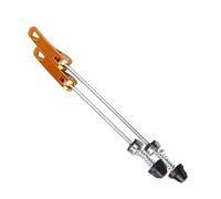 WANGSHAOWEI Release Skewer 1Pair MTB Road Bicycle Wheel Hub Quick Release Skewers Front Rear Axle Skewer Titanium Alloy Bicycle Skewer Bike Accessories Quick Release Skewer(Gold)