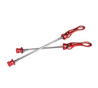 WANGSHAOWEI Release Skewer MTB Road Bike Bicycle Hub Quick Release Skewers Lever Aluminum Alloy Front 100mm Rear 135mm Rim Mountain Road Bike Wheel Quick Release Skewer(Red)