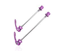 WANGSHAOWEI Release Skewer Quick Release MTB Road Bike Bicycle Hub Skewers Lever Aluminum Alloy Mountain Bike Parts For Front 100mm Rear 135mm Quick Release Skewer(Purple)