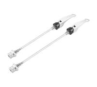 WANGSHAOWEI Release Skewer Quick Release Skewer Bicycle Ultralight Hub Front Rear Axle Skewer 100mm 135mm QR Wheel Lever MTB Road Bike Parts Quick Release Skewer(Silver)