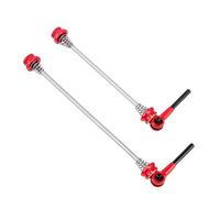 WANGSHAOWEI Release Skewer Titanium Alloy Quick Release Lever MTB Road Bicycle General Ultralight For 100mm 130/150mm Hub Quick Release Skewer(Red)