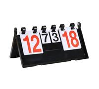WANGSHAOWEI Scoreboard Score Card Flipper Numbers Scoreboard Compact Tabletop For Table Tennis Basketball Volleyball(Style B)