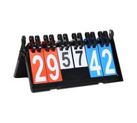 WANGSHAOWEI Scoreboard Score Card Flipper Numbers Scoreboard Compact Tabletop For Table Tennis Basketball Volleyball(Style A)