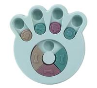 WANGSHUO dog bowls 2-pack Educational Toys, Food Feeders For Intelligence Training And Development, Treats Toys-blue A