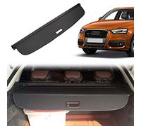 WangSiwe Car Retractable Rear Trunk Parcel Shelf for Audi Q3 2010 2011 2012 2013 2014 2015 Luggage Shade Shield Cargo Security Cover Curtain Privacy Protective Accessories