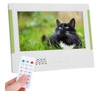 WangSiwe Digital Photo Frame, 7Inch 1080P 16:9 Fhd Electronic Picture Frame with Video/Music Player, Clock Calenfunction for Christmas (White)