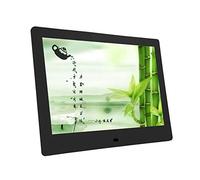 WangSiwe Digital Photo Frames 10-Inch Mirror, 1024 * 600 Resolution Electronic Album, Hd Video Advertising Player, with Music, Video Functions/Black