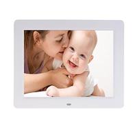 WangSiwe Smart Digital Photo Frame 10.4 inch LCD Digital Photo Frame Hd 1024X768 Multi-Functional Built-in Mp3/Mp4 Player Remote Control White/Black Color (0 : 0, Color : White)/White/0