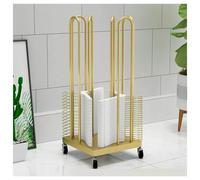 WANGTIAN Metal Coat Hanger Stacker, Hanger Stacker Rack,Hanger Organizer,4 Side Storage Hanger Stacker Cart,Store Metal Hanger Organizer,for Shopping Mall Specialty Store Closet Laundry Room