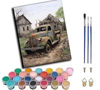 WANGWANGMIAO Paint by Numbers for Adults Beginner,Mark Time Painting by Number Kits On Canvas,DIY Color Oil Painting Acrylic Paints,Home Wall Decor 40x50cm/16x20in,with Frame