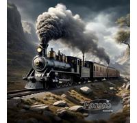 WANGXIAO DIY Paint by Number for Adults Beginner,with Paintbrushes and Acrylic Painting Kits Art Crafts for Home Walls 16 X16Inch,Valley Steam Railway,with Frame