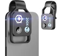 wangXiao2 Nano Zoom 200x Magnification Zoom, Black Plastic Clip-On Lens for Smartphone, LED Light, 200x Pocket Microscope