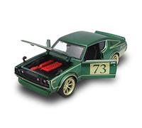 WangXLDD Die-Cast Vehicles Scale 1:24 Car Model, Compatible with Nissan 1973 Skyline 2000GT-R Modified Simulation Alloy Car Finished Model (19 * 7.6 * 6cm)