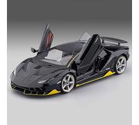 WANGXLGD 1:18 Scale Car Model, Compatible with Lamborghini LP770, Simulation Alloy Car Model Diecast Vehicle (Black)
