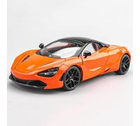 WANGXLGD 1: 18 Scale Car Model, Compatible with McLaren 720S, Simulation Alloy Car Model with Sound and Light Function Car Model Diecast Vehicle (Orange)