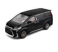 WANGXLGD 1:18 Scale Diecast Model Vehicles, Compatible with Lexus LM300, Zinc Alloy Pull Back Car Model with Sound and Light for Christmas and Birthday Gifts (Black)