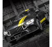 WANGXLGD 1:24 Die-Cast Model Compatible with Mercedes-Benz AMG GT63 Car Model Sound and Light Simulation Alloy Car (Black)