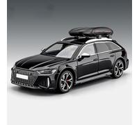 WANGXLGD 1/24 Model Car, Zinc Alloy Pull Back Vehicles Model Car with Sound and Light for Collectors Birthday Gift (21X9.2X8CM) (Black)