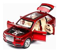 WANGXLGD 1/24 Scale Die-cast Car Model, Compatible with Rolls-Royce Cullinan, Simulation Alloy Car Model with Sound and Light Function (C)