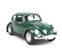 WANGXLGD 1:24 Scale Die-cast Car Model, Compatible with V-W Beetle, Simulation Alloy Retro Classic Car Model Ornaments