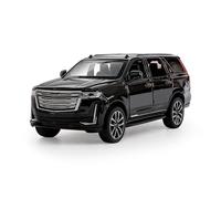 WANGXLGD 1/32 Car Compatible with Cadillac Escalade SUV Model, Diecast Pull Back Model Vehicles for Birthday Gift (Black)