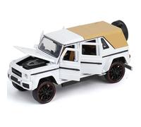 WANGXLGD 1:32 Die Cast Model Kit, Compatible with Maybach G650, Car Model Alloy Vehicles Birthday Gifts and Party Favors (White)