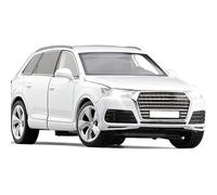 WANGXLGD 1:32 Die-Cast Vehicles, Compatible with Audi Q7, Alloy Car Model SUV Six-Door Shock Absorption Steering Sound and Light Car Model (B)