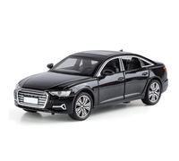 WANGXLGD 1:32 Scale Alloy Die-Cast Car Model Collection Decoration Ornaments, Compatible with Audi A6L (Black)