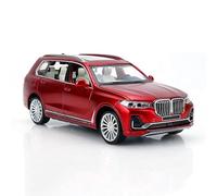 WANGXLGD 1/32 Scale Car Model, Compatible with BMW X7, Simulation SUV Alloy Die-Cast Car Model for Gift (Red)