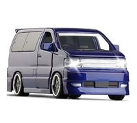 WANGXLGD 1:32 Scale Car Model, Compatible with Elgrand, Business Alloy Car Model Sliding Metal Five-Door Sound and Light (A)