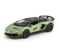 WANGXLGD 1:32 Scale Car Model, Compatible with Lamborghini SVJ63, Simulation Alloy Car Model with Sound and Light Function Diecast Vehicle (Green)
