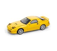 WANGXLGD 1:32 Scale Car Model, Compatible with Mazda RX7, Simulation Zinc Alloy Die-Cast Model for Christmas Birthday Gifts (Yellow)