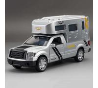 WANGXLGD 1/32 Scale Car Model Motorhome Travel Van Alloy Sound and Light Wind-Up Pull-Back Simulation Alloy Die-Cast Vehicles for Christmas Birthday Gift