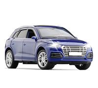 WANGXLGD 1:32 Scale Die-Cast Vehicles, Compatible with Audi Q5, Simulation Alloy Car Model SUV Six-Door Shock Absorption Steering Sound and Light Metal Car Model
