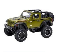 WANGXLGD Car Model Compatible with Jeep Wrangler Convertible 1:24 Scale Model Alloy Die-Cast Vehicles Collection Ornaments (A)