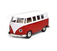 WANGXLGD Die-Cast Retro Coach Model 1/38 Scale, Simulation Zinc Alloy Minibus Model for Christmas Birthday Gift (10.5 * 4.5 * 4.5cm)