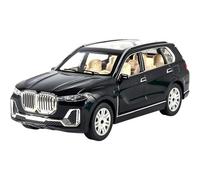 WANGXLGD Die-Cast Vehicles 1:24 Die-Casting Car, Compatible with BMW X7, Off-Road Vehicle SUV Alloy Simulation Car Model for Collecting Boy Gifts (Black)