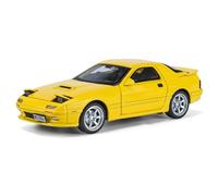WANGXLGD Die-Cast Vehicles 1/32 Scale Sports Car Model, Compatible with Mazda RX7, Simulation Alloy Die-Cast Vehicle Model (Yellow)